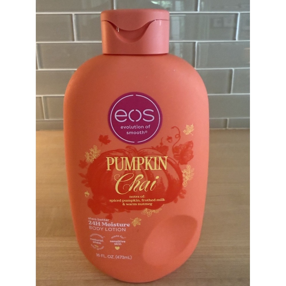 eos Shea Better Body Lotion Pumpkin Chai 16 fl oz 24 Hour Moisture Care